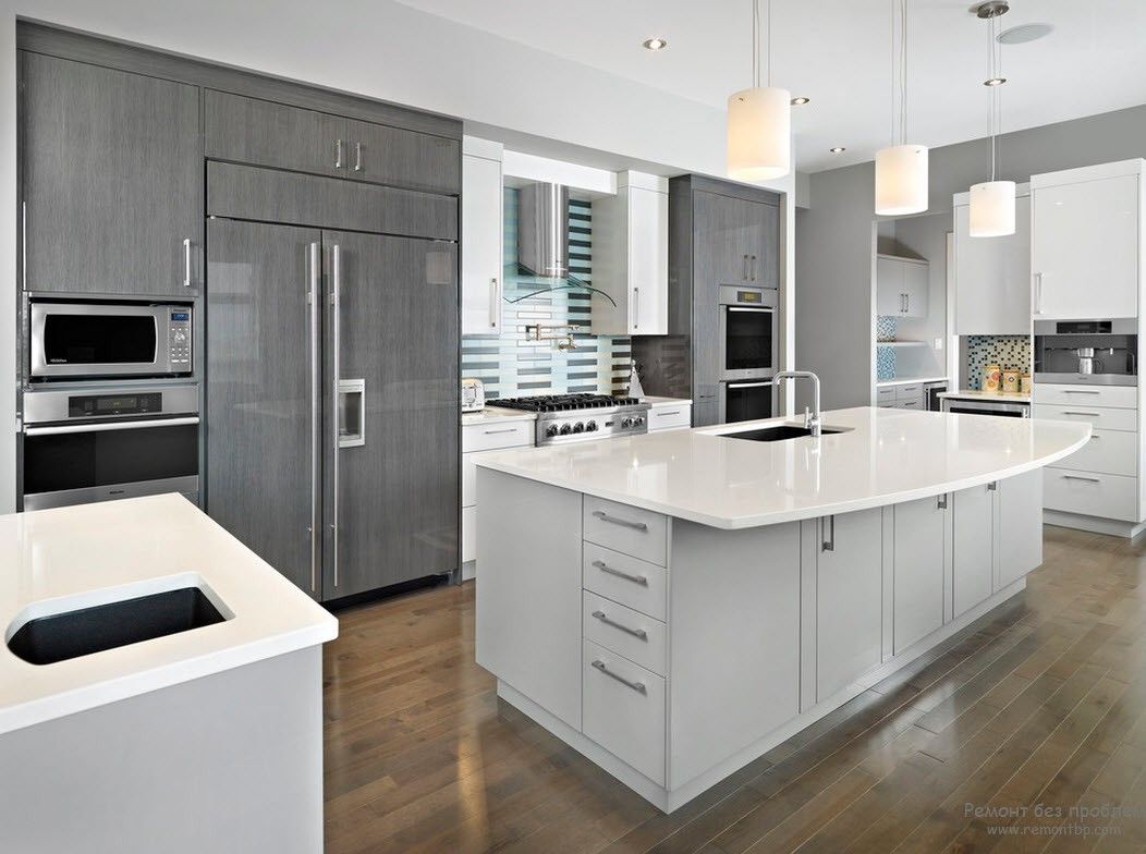 Modern Kitchens Glossy Cabinets Refacing