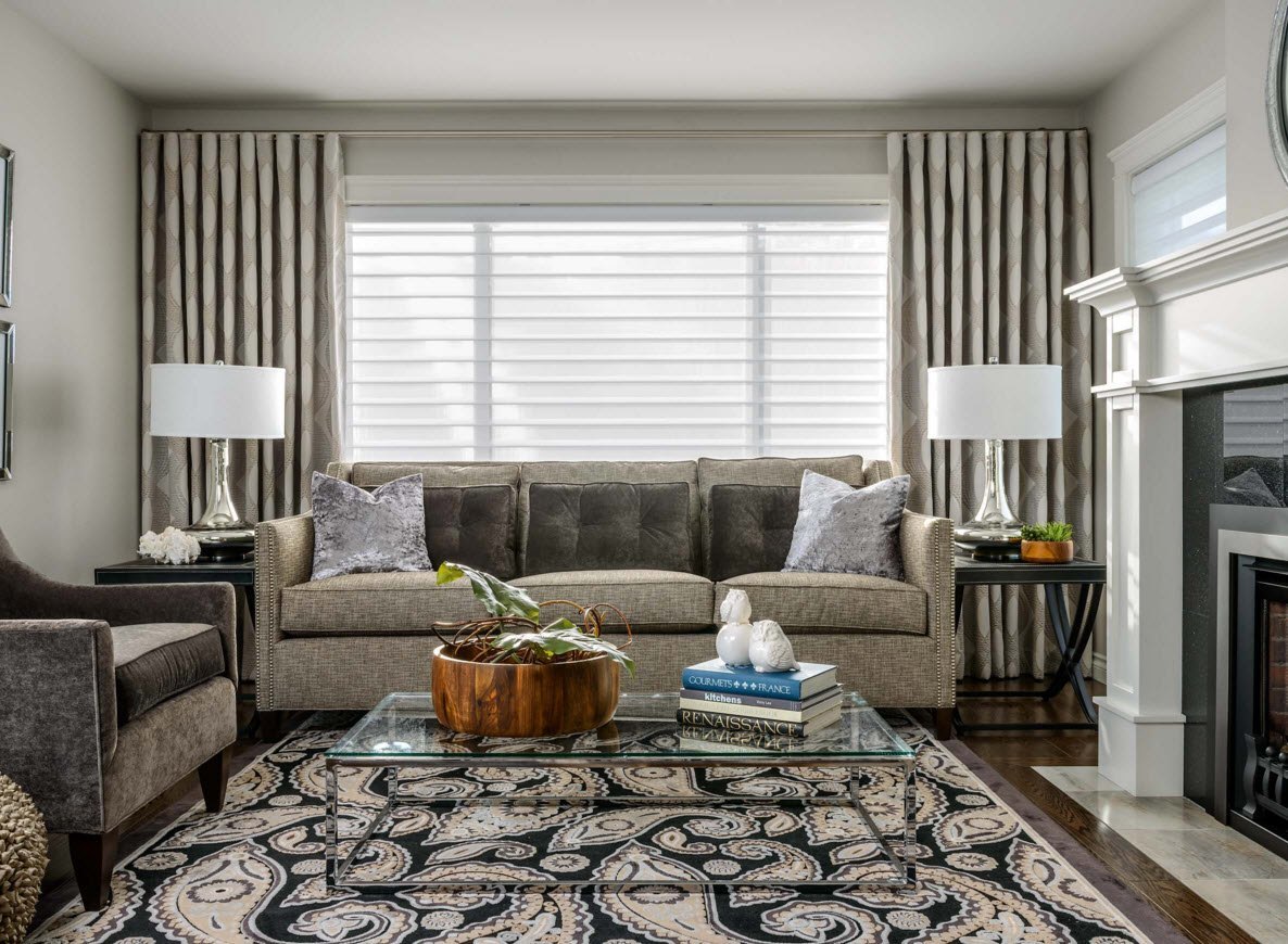 drapes living room ideas