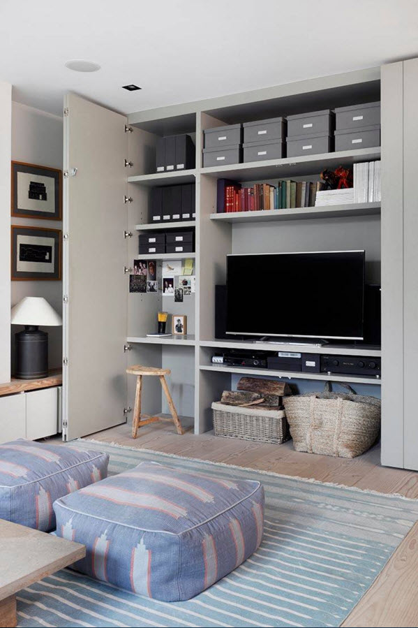 Storage Systems Variety for the Living Room - Small Design ...