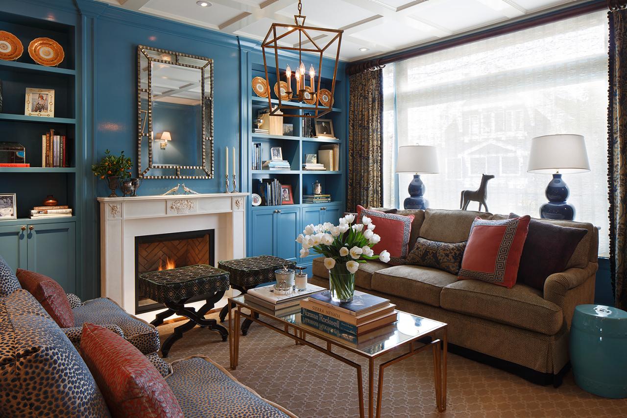 Blue Color Decoration Ideas For Living Room Small Design Ideas