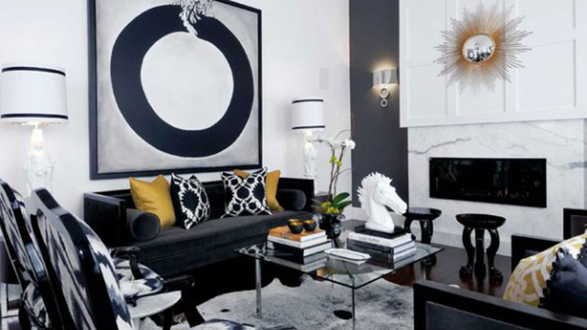 Black Furniture Interior Design Photo Ideas Small Design Ideas