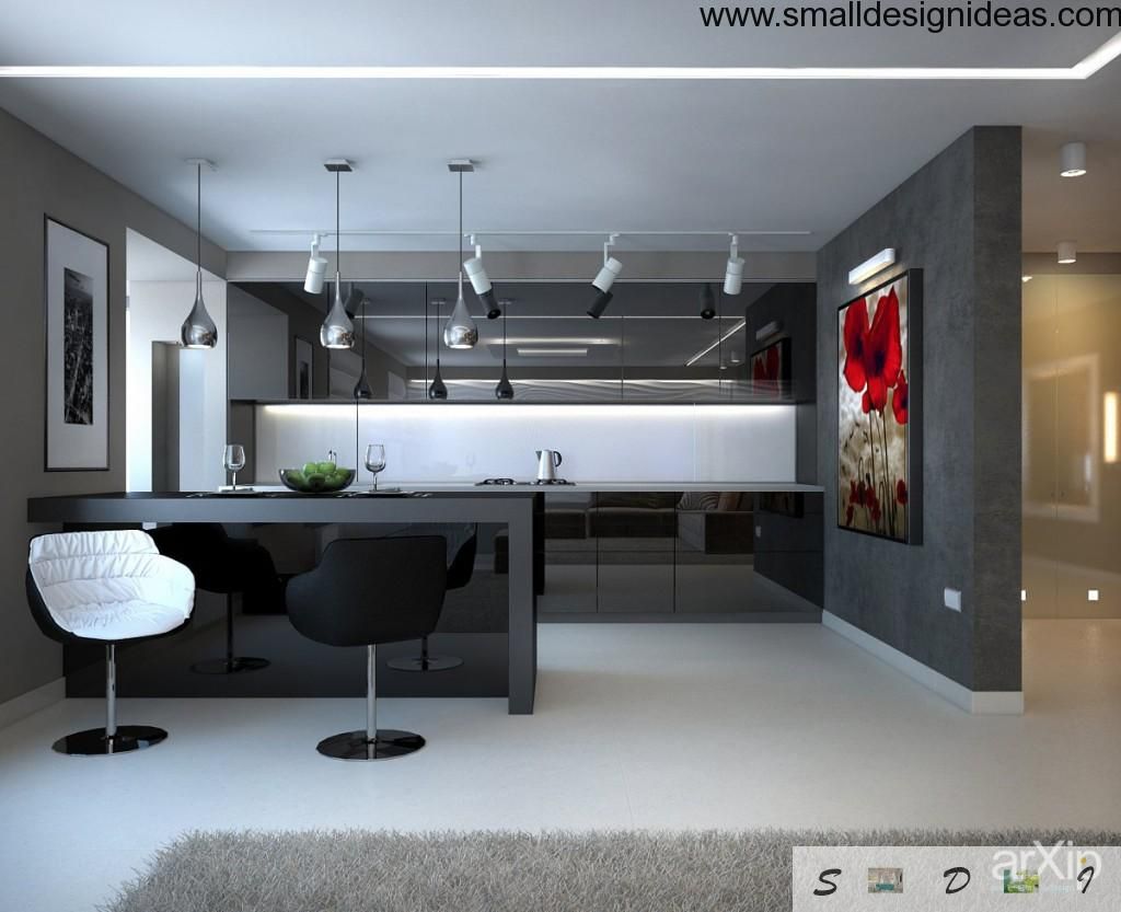 Kitchen Studio And Dining Room Design All In One