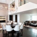 Modern English Interior Design Style in the spacious apartment