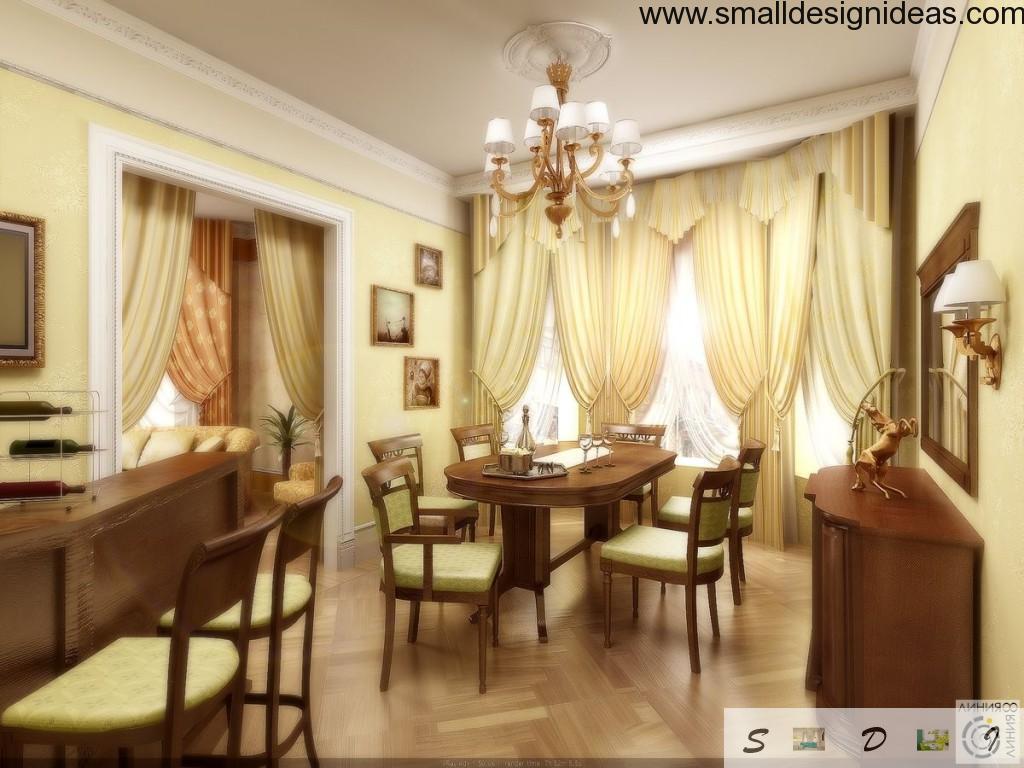 dining room combined with kitchen is very convenient