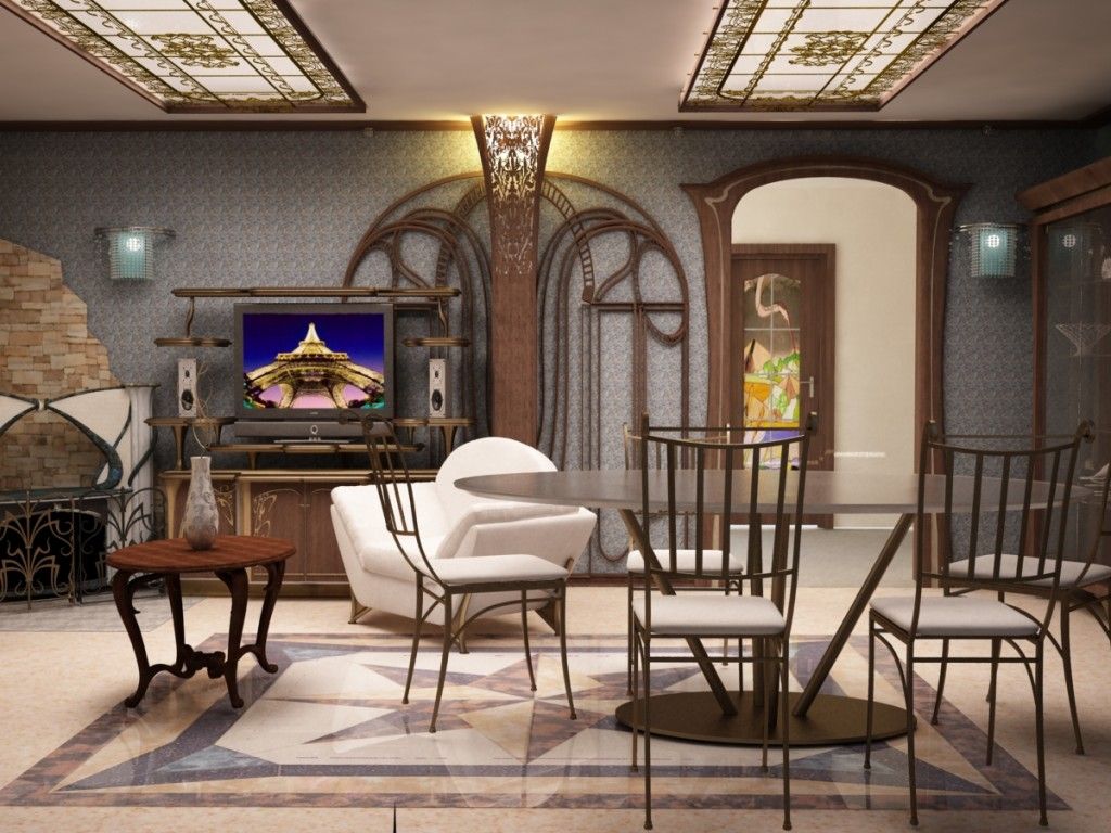  Art  Nouveau Interior  Design  Style