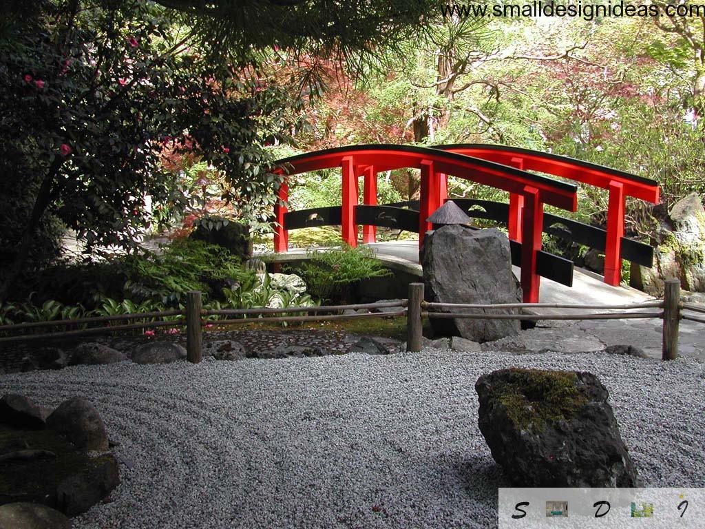 Rock garden in the villa