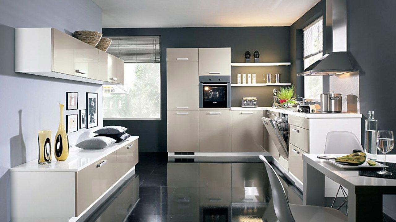 Modern Kitchens Glossy Cabinets Refacing