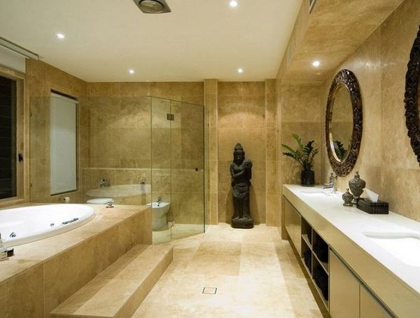 Oriental Style Bathroom Design Ideas