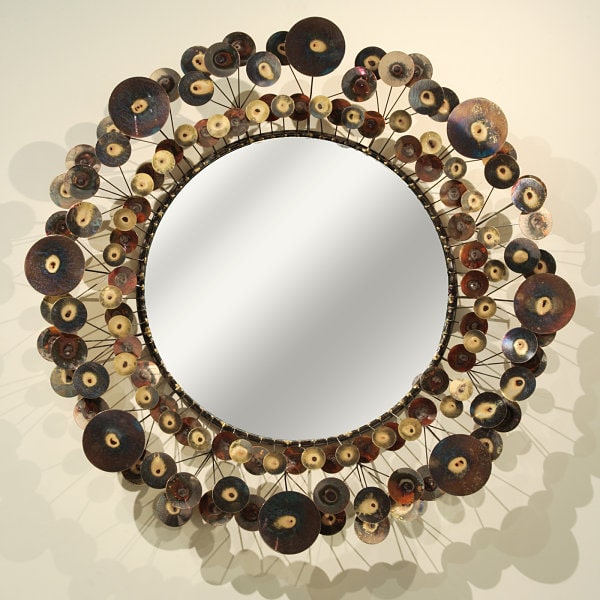 Decorated mirror