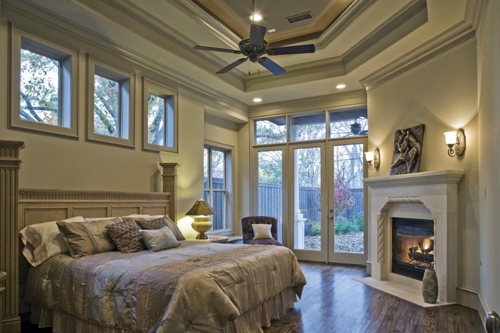 Mediterranean Interior Design Style. Bedroom with intertwining of different Esropean syles 
