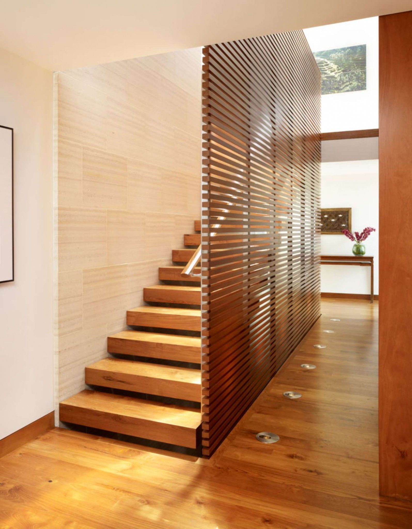 Modern Interior Staircase Materials Photo