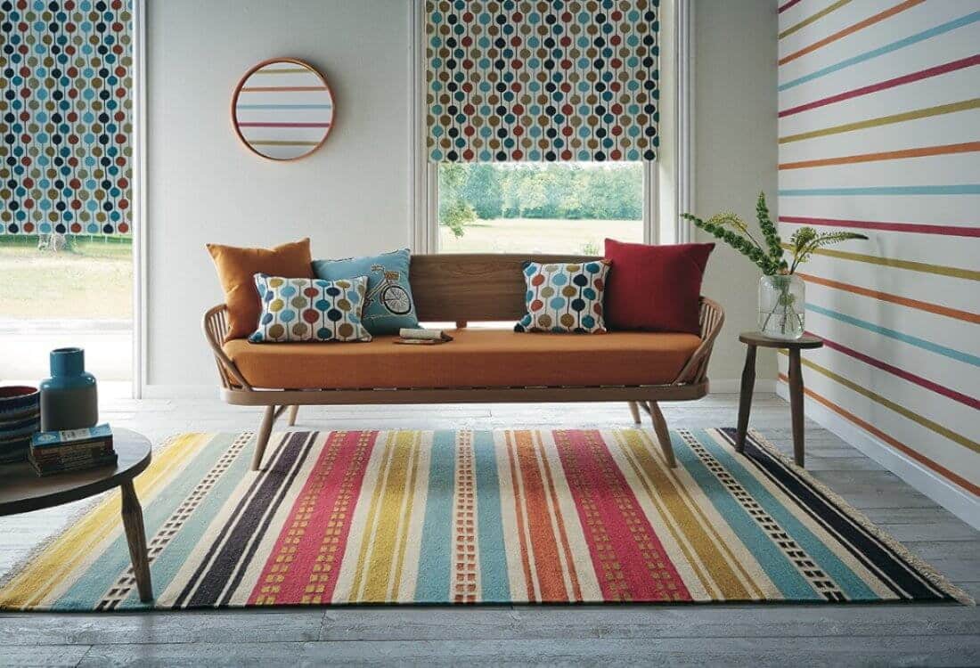 Colorful carpet to revive interior