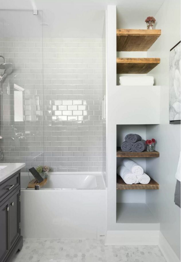 Choosing New Bathroom Design Ideas 2016. Contrasting natural destials create the image of the small bathroom