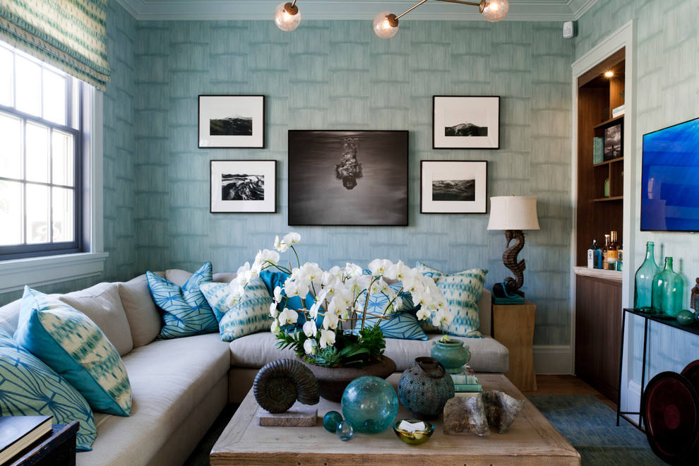 Blue Color Decoration Ideas for Living Room - Small Design ...