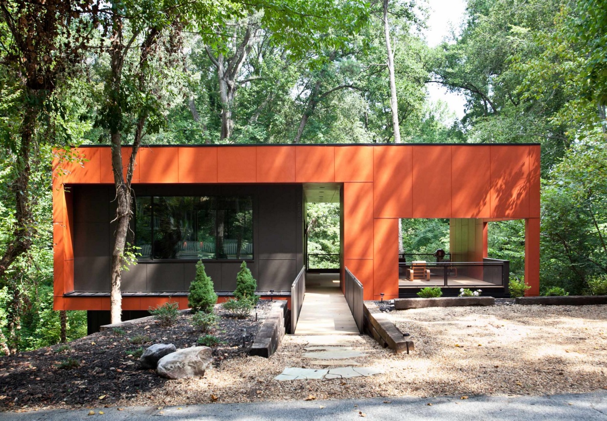 Original House Exterior Design Ideas. Enchanting jungle bungalo concept in the modern interpretation