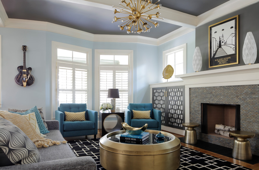 Blue Color Decoration Ideas For Living Room Small Design Ideas