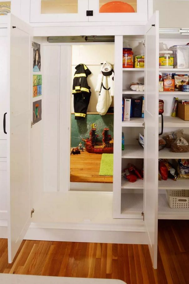 Secret Rooms with Hidden Doors Modern Design Ideas. Secret door to the kids' room right in the dressing cabinet