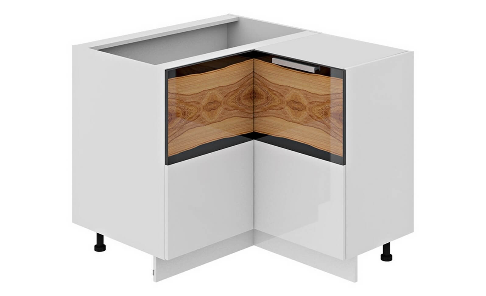 10 Custom Kitchen Custom Cabinets for Unique Functional Interior. Corner cabinet visualisation