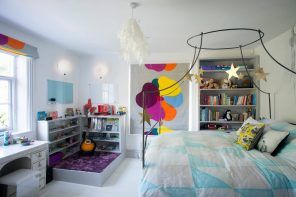 Pop-art interior for children 2017