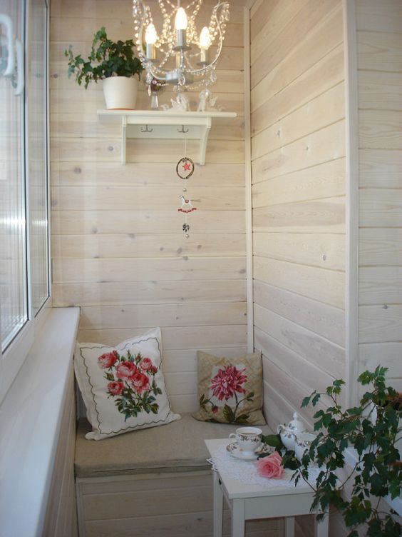 Planked with creamy timber balcony