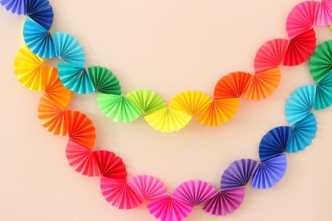 cheap paper garland