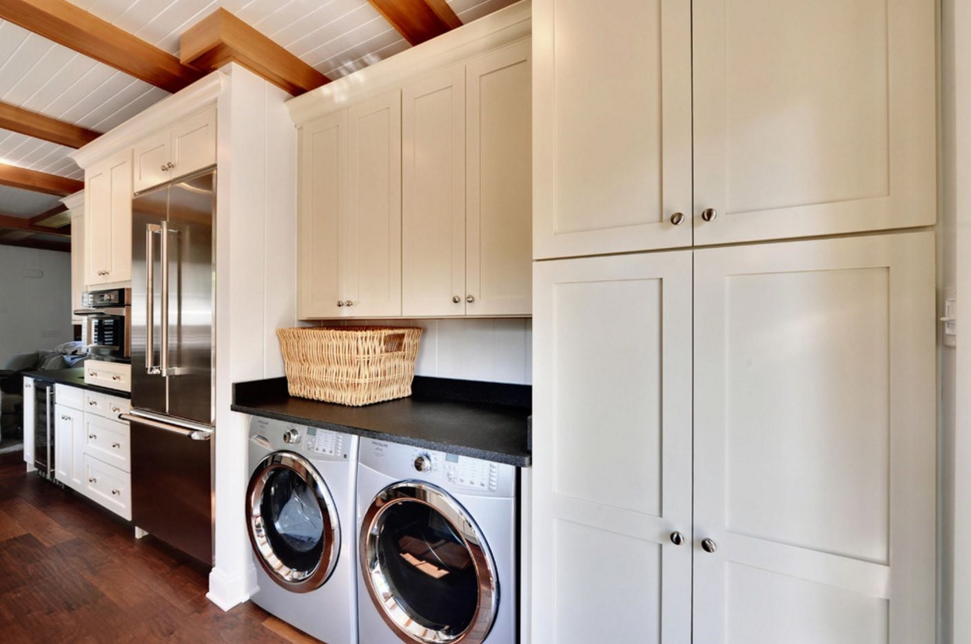 Laundry & Kitchen Functional Space Combination - Small Design Ideas