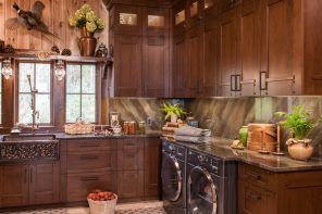 Laundry & Kitchen Functional Space Combination