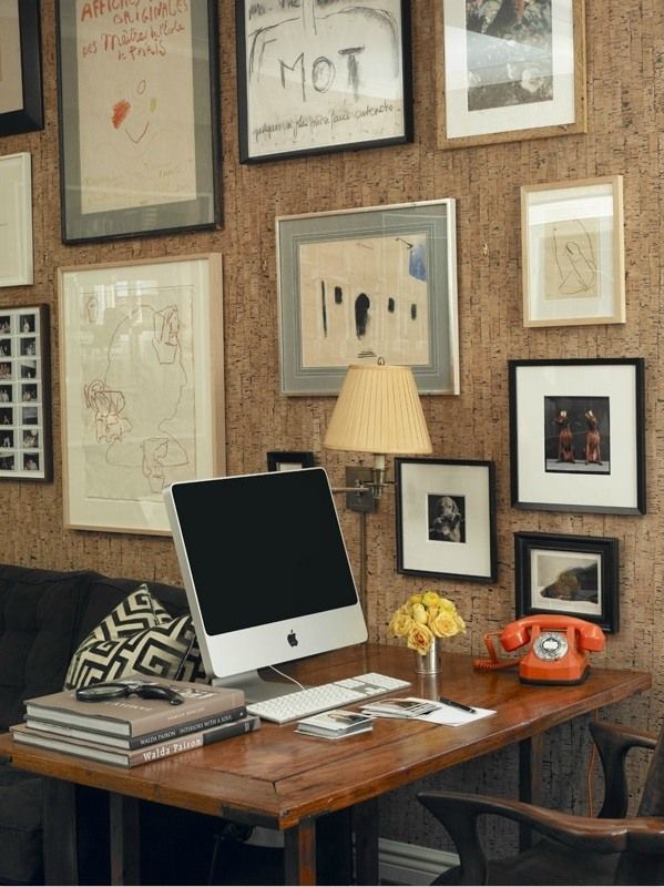 Cork Wallpaper Interior Finishing Advice & Photos - Small Design Ideas