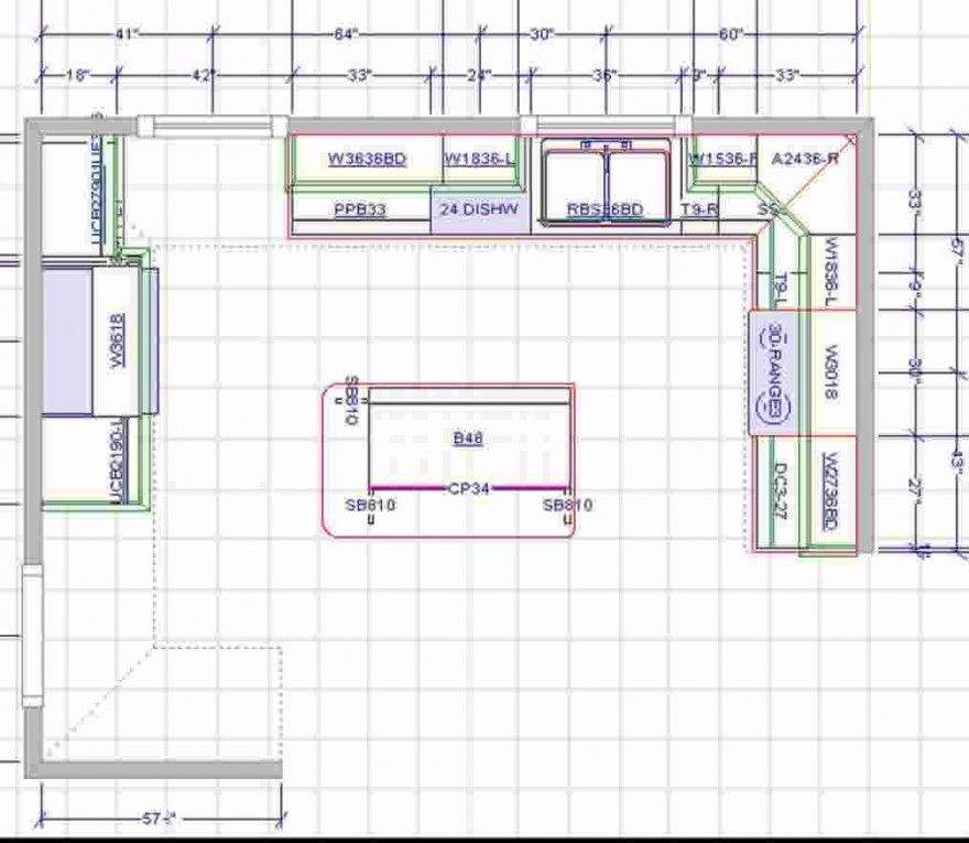 Detailed All-Type Kitchen Floor Plans Review - Small Design Ideas