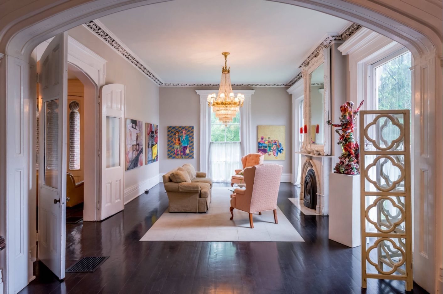 Living Room With Front Entry Nook