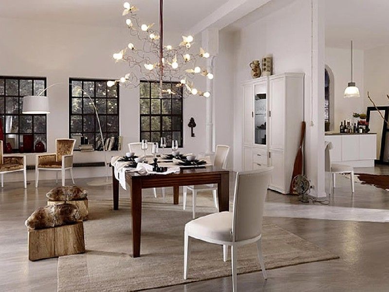 Modern Italian living room interpretation in restrained colors