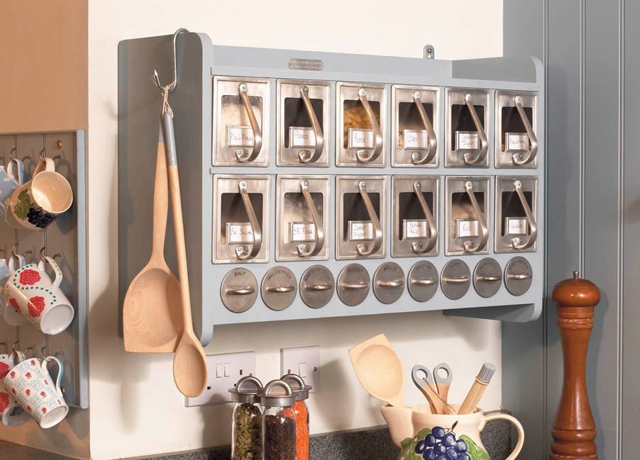 Multifunctional gray cabinet