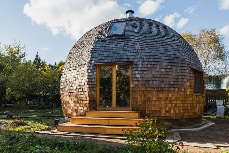 House in the form of a ball (Zelenograd, Russia)