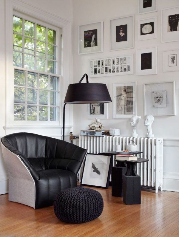 Black and White Interior Combination: Elegant Contrast in Different Rooms