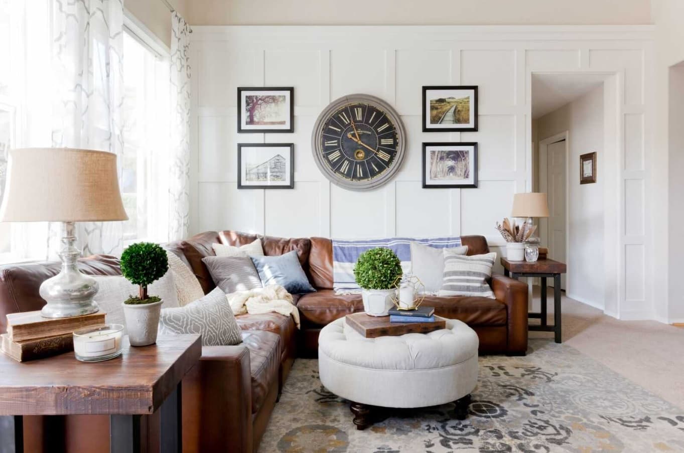 Renting Out Your Property? 5 Easy Design Ideas To Get It Rented Fast. Classic grey interior with panels and beige ceiling