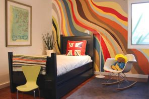 Kids Room Paint Creative Design Ideas. Impressive colorful fantasy at the wall