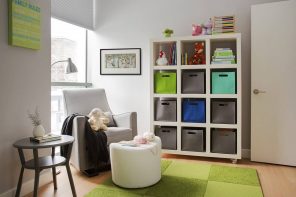 How To Make The Most Of Limited Space In Your House. Kids room with nicely organized storage systems