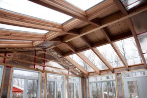Adding it All Up: The Top Benefits of a Home Addition. The sunroom made as annex to the building