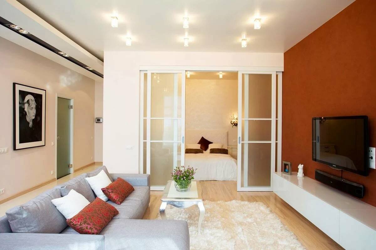 Studio Apartment Bedroom: Design Ideas and Pro Designers' Advice. White interior decoration in casual style