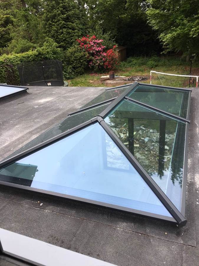 5 Home Design Tips to Improve Airflow. Aluminum construction skylight of the house