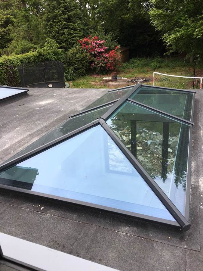 5 Home Design Tips to Improve Airflow. Aluminum construction skylight of the house