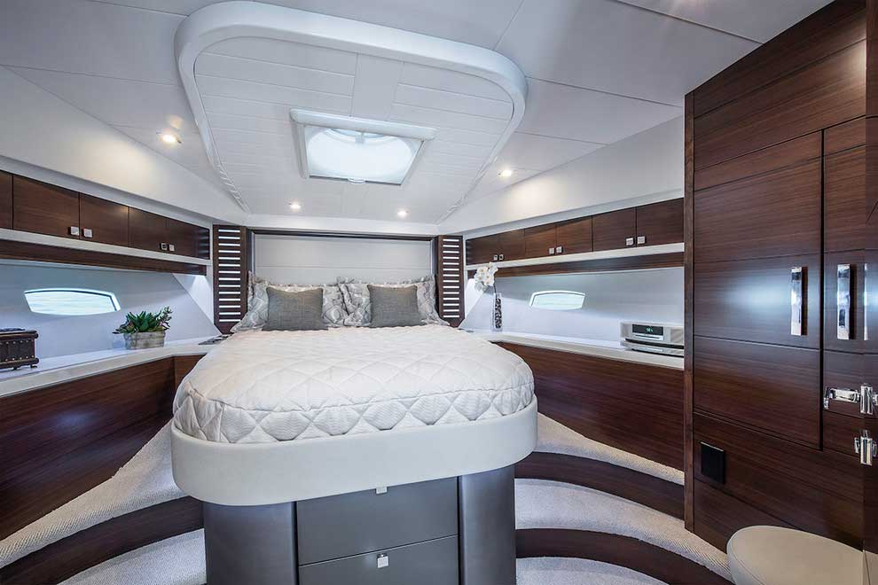 Yacht and Boat Interior Design Ideas for any Space. Unexpcted design of the built-in bed