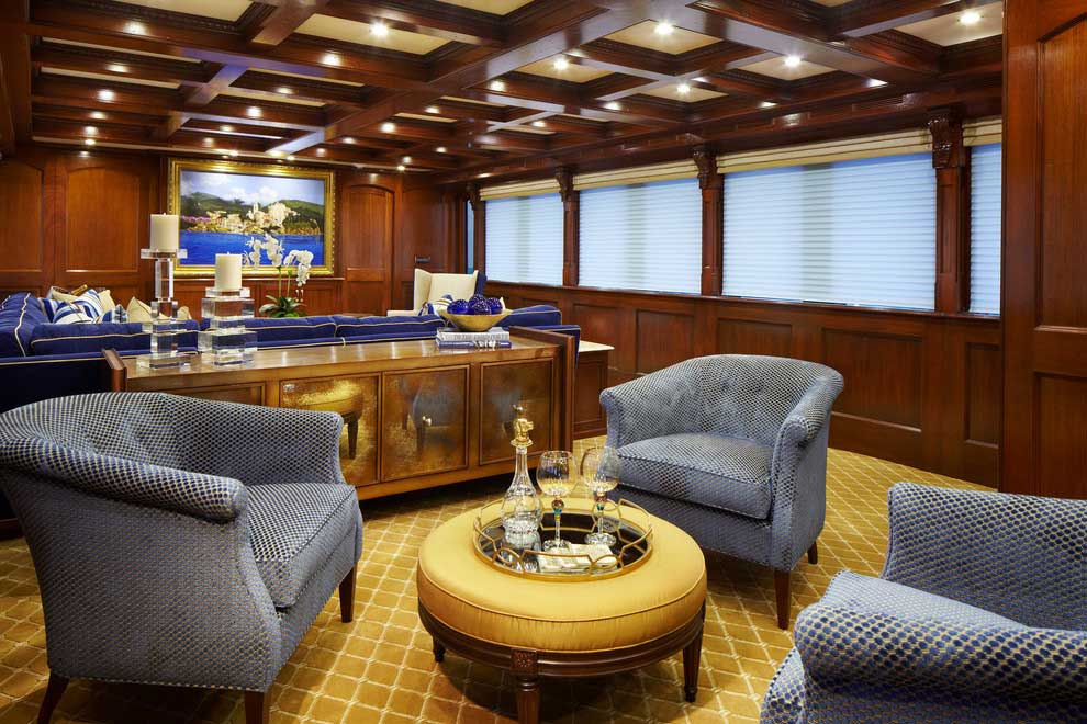 Idées de design d'intérieur de yacht et de bateau pour n'importe quel espace. Intérieur professionnel de la salle de bureau