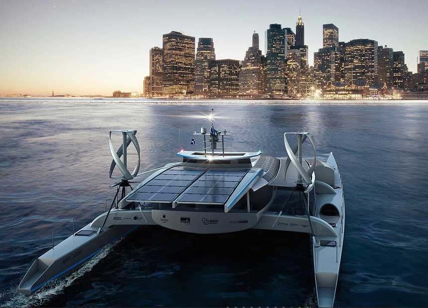 Observateur d'énergie solaire pour yacht