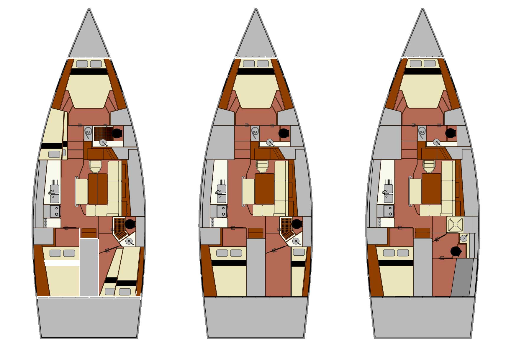 Idées de design d'intérieur de yacht et de bateau pour n'importe quel espace. Plans d'étage intérieurs du yacht