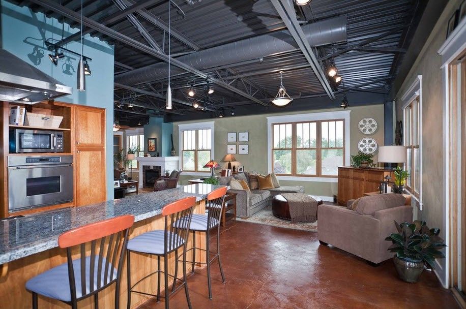 Industrial Style House Interior Design Overview With Photos
