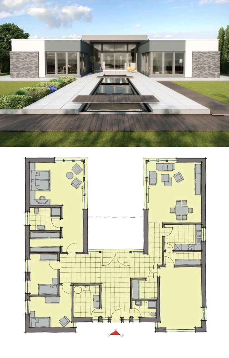 Flat Roof House Designs With Detail Dimension In AutoCAD File Cadbull ...