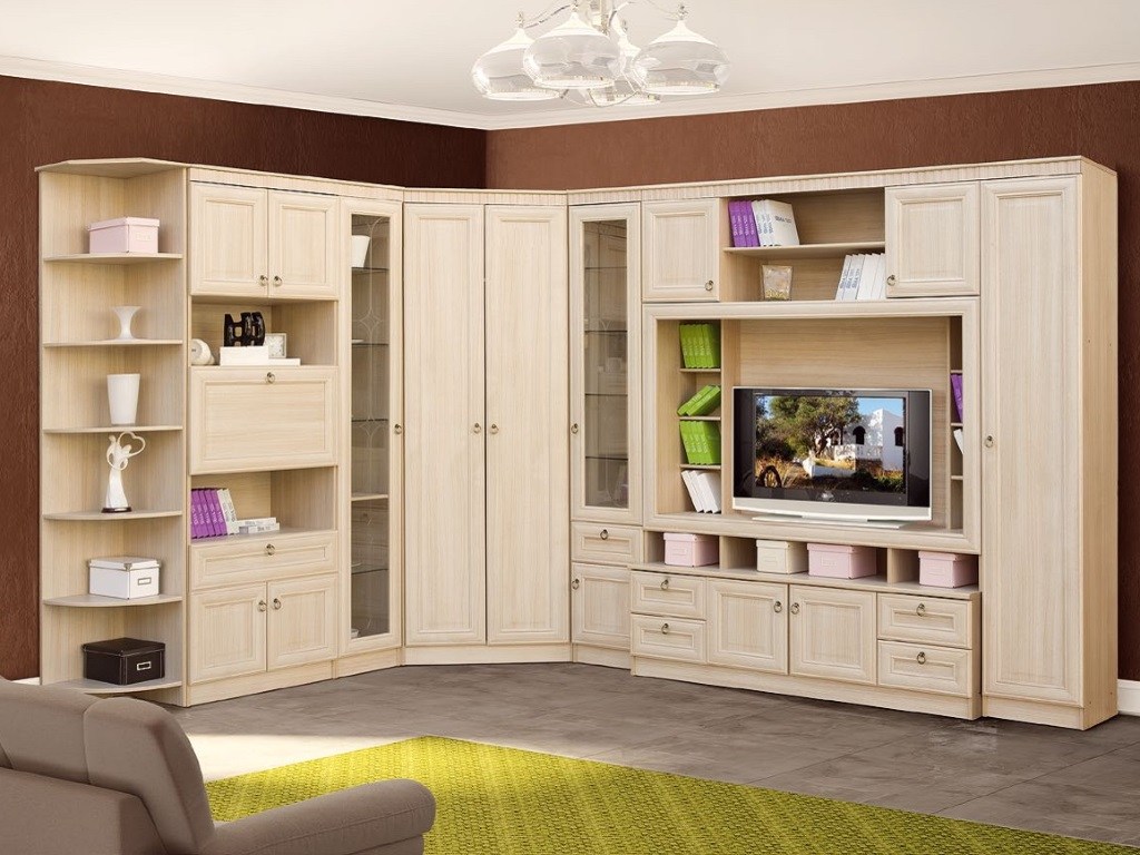 living room cabinet designs india
