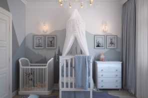 Small Kids Room: Tips for Maximizing Space. Canopy crib and another without it for tiny room