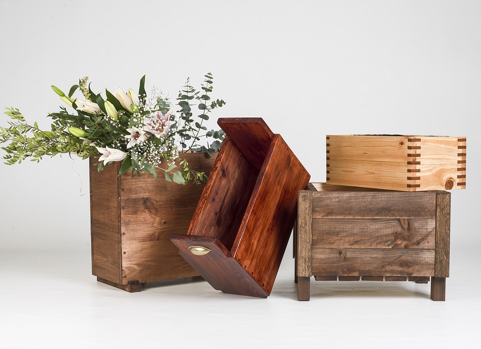 Top Home Interior Wood Work Crafts to Opt-in For. Decorative boxes for greenery